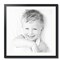 ArtToFrames 28x28" Matted Picture Frame with 24x24" Single Mat Photo Opening Framed in 1.25" Black and 2" Mat (FWM-3926-28x28)